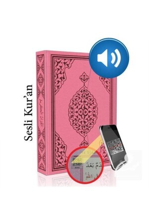MNZ- القرآن المقدس خط الكمبيوتر اللون الوردي متوسط الحجم (قرآن 014) الصوت القرآن والشؤون الدينية مغلقة 28104 - Merve Yayınları