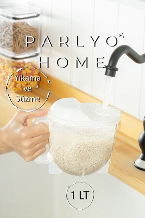 مادة منازل الأرز من نوع MNZ 1 لتر أبيض - غسيل - تنقيب وتقييم المادة منازل - Parlyo Home