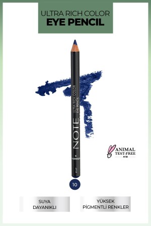 قلم العين من الألوان المتعددة من MNZ 10 Ultra Marine - Navy Blue - Note Cosmetics