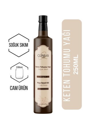 زيت منازل MNZ 100% زيت طبيعي مضغوط بارد 250ML - Cliniva