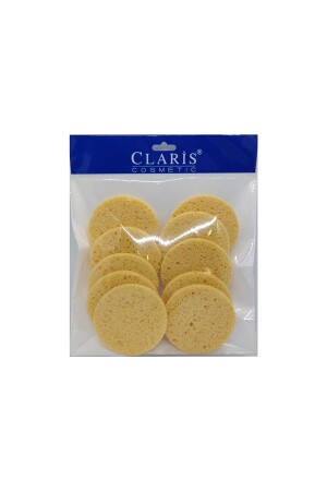 MNZ- طبيعي مسح الوجه إسفنجة 10pcs - Claris