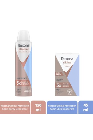 الحماية السريرية من MNZ - ديزودرانت الرش للمرأة 150 مل ديزودرانت عصا للمرأة 45 مل - Rexona