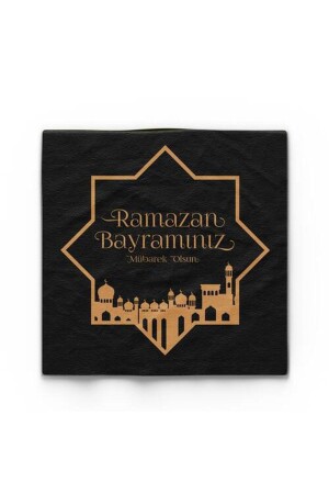 ورقة من الذهب من الـ MNZ - رمضان سعيد - نابكين 16 قطعة - لون أسود - Partidolu