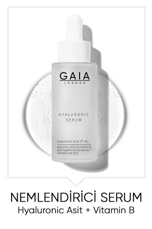 سيروم الرعاية المهروسة مكثف MNZ (حمض هيلوروني 2٪ B5) سيروم هيلوروني لجميع أنواع الجلد 50ml. TYC006 - Gaia London