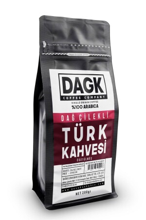 القهوة التركية من النظام التركية (MNZ) مع الفراولة البرية 200 جرام (تذوق) - Dagk