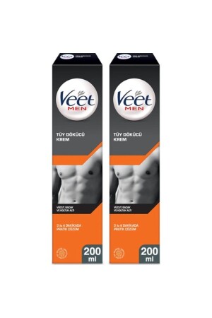 كريم إزالة الشعر الخاص بالرجال من MNZ جلد طبيعي 200 مل - Veet