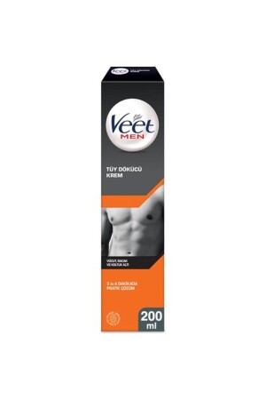 كريم إزالة الشعر الخاص بالرجال من MNZ 200 مل لجلد طبيعي - Veet