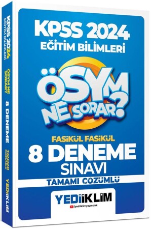 MNZ-ما الذي يسأل به كيبس أوسيم في عام 2024؟ العلوم التعليمية 8 مقالات مقالات، كل منها مع حلول - Yediiklim Yayınları