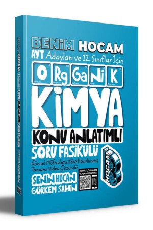 MNZ-معلمي 2024 Ayt و 12. الملف السؤال الكيمياء العضوية مع تفسير للدرجات - Benim Hocam Yayınları