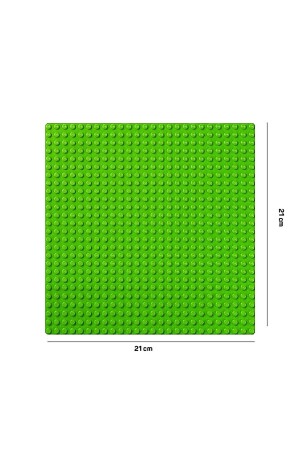 MNZ-مضحك الكتل متوافقة مرنة الأرضية خضراء 21x21 سم PZ-04 - p parti oyunevi