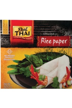 ورق من الأرز من نوع MNZ 22 سم 100 جري - Real Thai