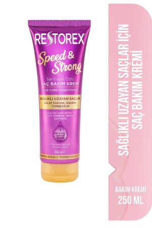 MNZ- صحي النمو إصلاح فعال كريم رعاية الشعر مع استخراج الفلفل 250 مل - Restorex