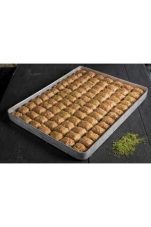 سلة باكلاوا مستطيلة من MNZ 25x35x3 ALMNYMBKLV500 - Alüminyum