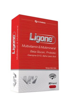 MNZ- بيتا- غلوكان البروبيوتيك مولتي فيتامين 30 كبسولة - Ligone