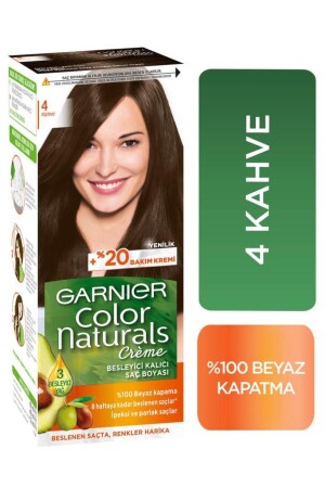 ملون MNZ طبيعي لون شعر 4 براون - Garnier