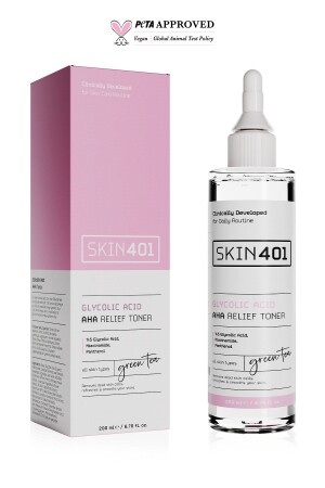 MNZ- 5% حمض الجليكوليك تأثير إضاءة ومضاد اللمطات طون 200 مل جلد401-102 - Skin401
