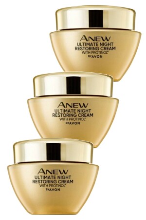 كريم ليل جديد من نوع MNZ 50 ملين مجموعة ثلاثية كريم 2518-3 - Avon