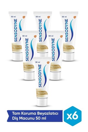الحماية الكاملة من MNZ وتبييض الأسنان الحساسة 50 ملي 6 قطع - Sensodyne