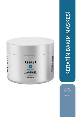 كيراتين رعاية الشعر قناع MNZ- إصلاحية خالية من الكبريت 500ml - Oshine
