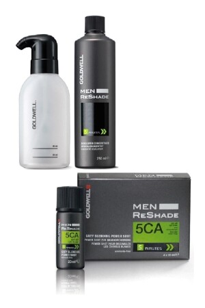 MNZ- الرجال إعادة تشكيل 5ca للرجال رغوة خاصة اللون 4x20ml + تطوير تطبيق لون 250ml 8699971600788 - GOLDWELL
