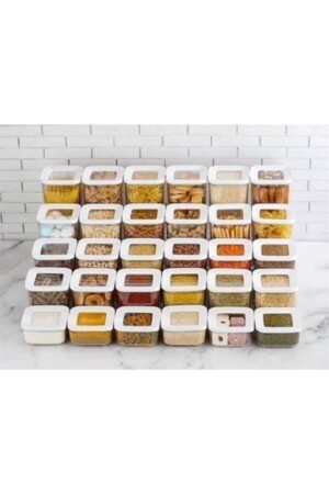 MNZ- مربع الفراغ 6 مجموعة 30 قطعة حاوية تخزين VP-188X6PACK - Vip Ahmet