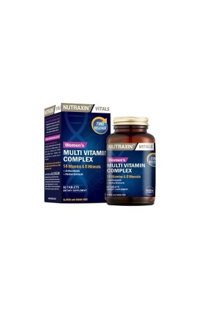 مكمل غذائي معقد للمرأة من MNZ يحتوي على فيتامينات ومعادن متعددة 60 قرص - Nutraxin