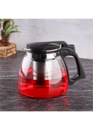 كوب شاي من زجاج من نوع MNZ مع شاشة - صانع الشاي واحد على كوب شاي -900 ملي مليل dop13615090igo - ELEGANCEV