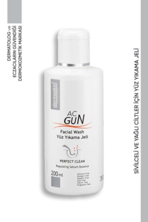 غليف غسيل الوجه من MNZ- Acgun للفوضى والفوضى المعتادة الجلد 200 ml 8697796000011 - Dermoskin