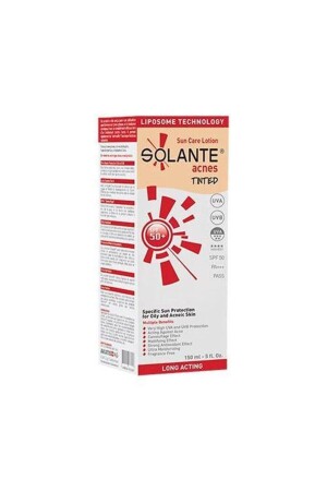 MNZ- Acnes Soin Solaire Lotion مخططات Spf50 150 مل - Solante