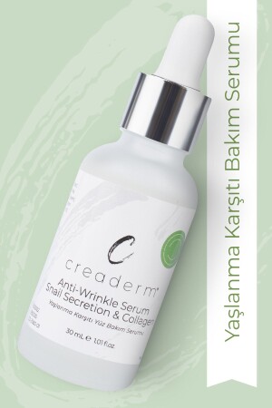 MNZ- Anti- Aging Facial Care Serum Anti- wrinkle Serum Snailsecretion& collagen) CRDRM10 - CREADERM