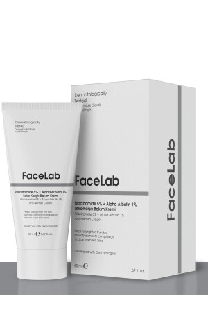 MNZ- Anti- Fleck Niacinamide Alpha Arbutin مرطبة كريم رعاية الجلد 50 ml FL028 - FaceLab