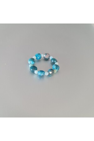 MNZ- حلقة الـ apatite والـ amazonite - Mineway Design