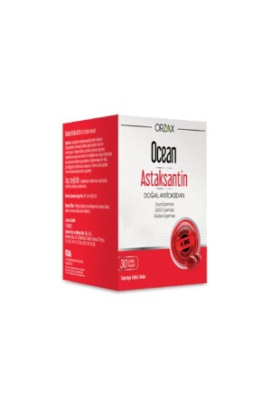 MNZ- Astaxanthin 30 كبسولات ناعمة - Ocean