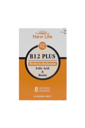 MNZ- B12 Plus 60 حبوب تحت اللغة - الكرز 7640128140139. 4382 - New Life