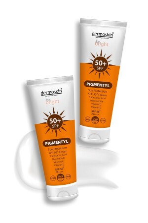 MNZ- Be Bright Pigmentyl Anti- Flesh Sun Protection Cream Spf 50 75 مل - حزمة من 2 - Dermoskin