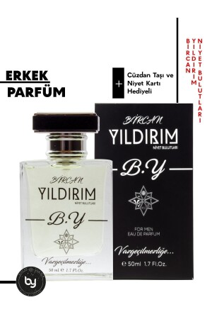 عطر MNZ للرجال - عطر للرجال يساعد على أن يكون لا غنى عنه مع هدية محفظة - Bircan Yıldırım Niyet Bulutları