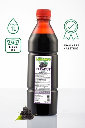 مخروط من الفلفل الأسود MNZ- Black Mulberry Syrup 1 lt مشروب مركز ذوق الفلفل الأسود karadut1lt - Lemonera