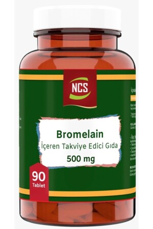 MNZ- Bromelain Extract 90 حبوب منع الحمل 500 ملغ - Ncs