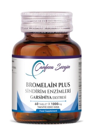 MNZ- bromelain Plus إنزيمات الهضم غارسينيا مستخلص - Canfeza Sezgin