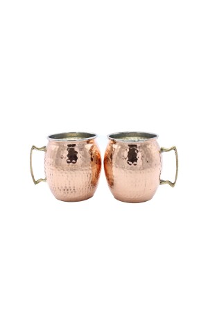 كأس مسحون مزخرف من النحاس من قبل اليد من MNZ موسكو مول CBA0037 - COPPERDONE