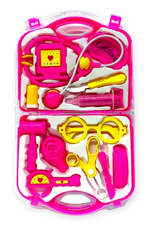 مجموعة طبيبية من البلاستيك من MNZ مع حقيبة وردي معتمدة على مادة CE - Brother Toys
