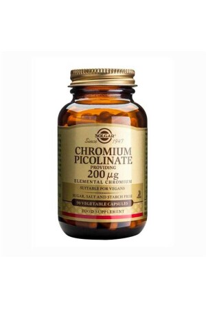MNZ- Chromium Picolinate 200 ميكغ 90 كبسولة - Solgar