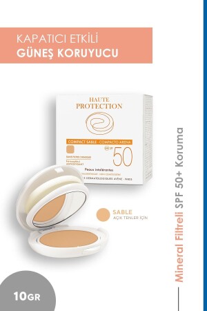 MNZ- Compact Teinte Sable Sunscreen مُخفف فعالة المُخفف 10 غر - Avene