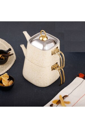 مجموعة من صناديق الشاي من قراءة MNZ - Cream Square - Evren