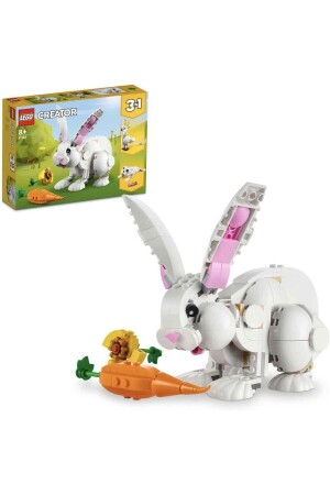 MNZ-® Creator 3 in 1 أرنب أبيض 31133- طيور الكوكادو و F أبيض للأطفال من سن 8 فما فوق - Lego