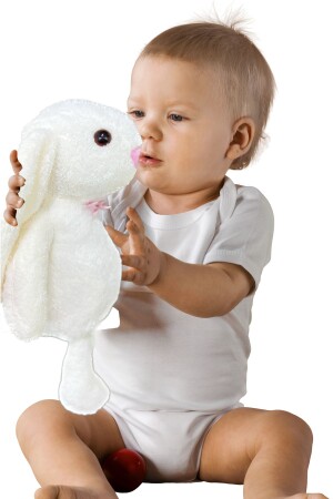 (MNZ) صديقي اللعب والنوم (Cute Long Ear Bunny Plush Rabbit) 65 سم (100٪ منتج محلي) (csbunnytavsan) - Sole