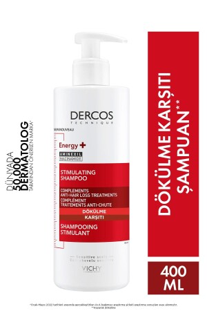 الشامبو من مضاد تساقط الشعر من MNZ- Dercos Energy 400 مل - Vichy