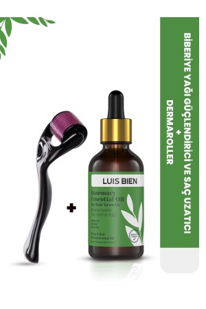 MNZ- زيت الزهرة & Dermaroller 0. 5 mm - مجموعة تمديد الشعر - Luis Bien
