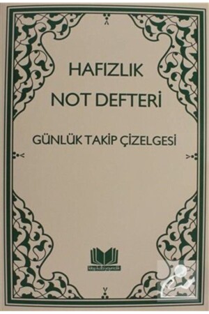مذكرة التذكرة MNZ - الرسم البياني للتتبع اليومي - Kitap Kalbi Yayıncılık
