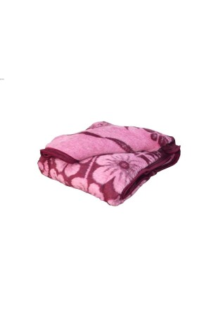 MNZ- Double Plush Blanket وردي BC101351 - Bilgiçler